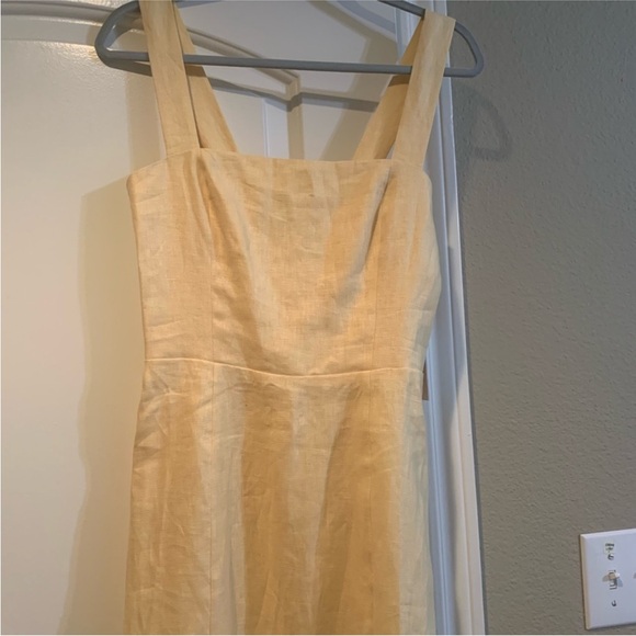 LOWEST PRICE Reformation Yellow Mini Dress - Picture 2 of 7